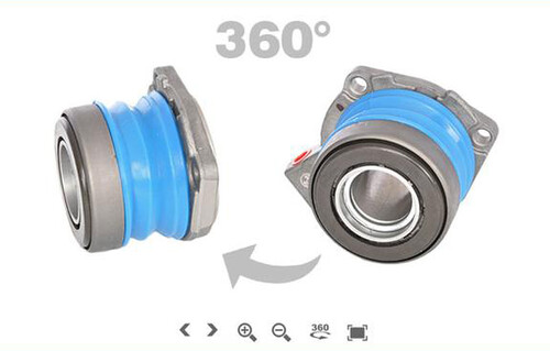 360°-Darstellungen für umfassende Ansichten technischer Produkte.