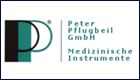 Logo der Pflugbeil GmbH & Co. KG, spezialisiert auf Präzisionsdrehteile und Baugruppen für verschiedene Industriezweige.